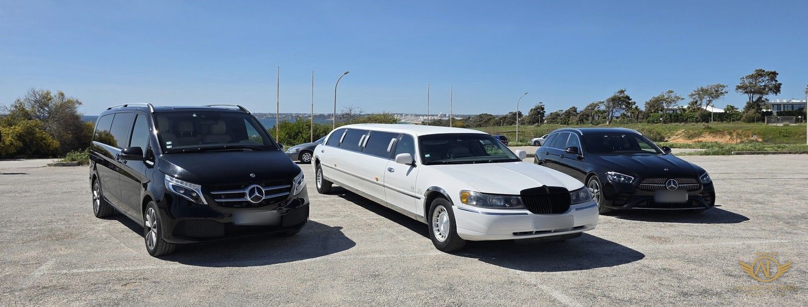 Frota de Chauffeur da Algarve Limos®: Mercedes Classe V, Classe E e limusine
